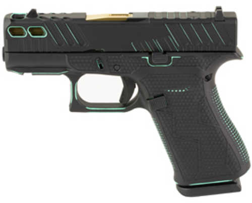 Glock 43X Pistol 9mm Luger 3.41" Barrel 10Rd Black With Tiffany Accents Finish