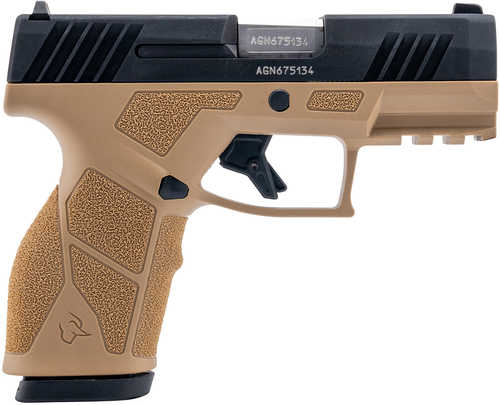 Taurus GX2 Pistol 9mm Luger 3.37" Barrel 10Rd Black Slide Tan Finish