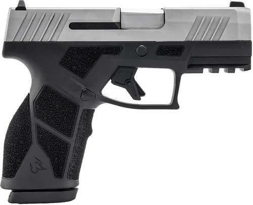 Taurus GX2 Pistol 9mm Luger 3.37" Barrel 10Rd Silver Slide Black Finish