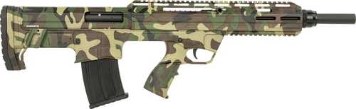 SDS Imports TBP Semi-Automatic Shotgun 12 Gauge 3" Chamber 18.5" Barrel (1)-5Rd Magazine Cheek Riser Compatible Bull-Pup Stock M81 Woodland Camouflage Finish