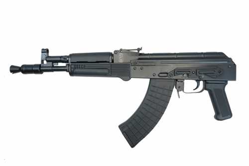 Pioneer Arms Radom Hellpup Elite Semi-Automatic Tactical Pistol 7.62x39mm 11.73" Threaded Rifled Barrel (2)-30Rd Magazines Post Front & Adjustable Blade Black Polymer Finish