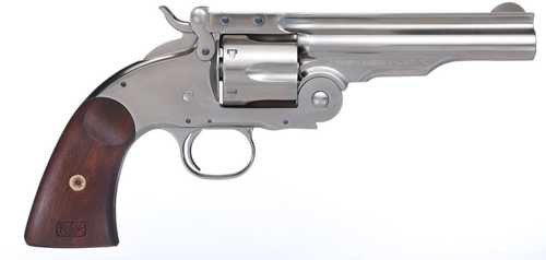 Taylor Uberti Top Break Schofield Pistol 5" Barrel 45 Colt With Nickel Finish and Walnut Grip Model 0855N04
