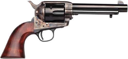 Taylor Uberti 1873 Cattleman Old Model Frame Revolver 45 Colt 5.5" Barrel With Case Hardened And Walnut Grips