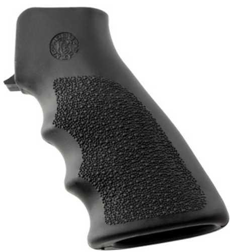 Hogue Grips Overmolded AR-15/M16 Rubber Finger Grooves Black 15000