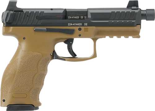 Heckler & Koch VP9 Tactical Semi-Automatic Pistol 9mm Luger 4.7" Barrel (1)-17Rd Magazine Black Slide Flat Dark Earth Finish
