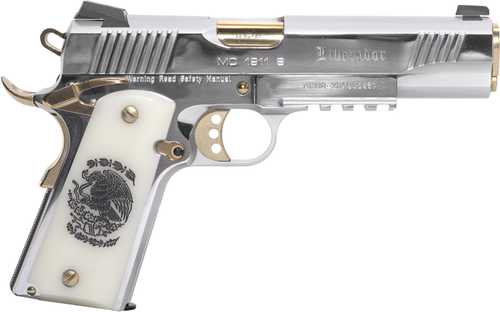 EAA MC1911S Liberador Pistol 38 Super 5" Barrel 10Rd Silver Finish