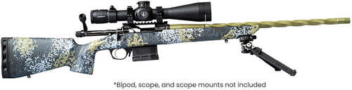 Horizon Firearms Venatic 2023 22 Creedmoor 24" Spiral Fluted Threaded Barrel, Drilled & Tapped Receiver, Iota EKO X Carbon Fiber Stock