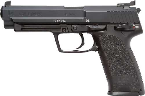 Heckler & Koch USP Expert Semi-Automatic Pistol .45 ACP 5.19" Barrel (2)-10Rd Magazines Black Polymer Finish