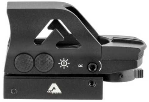 Aim Sports Rt506C Reflex Full-Size 1X 34mm Dual Illuminated Red/Green 4 Pattern Black Anodized