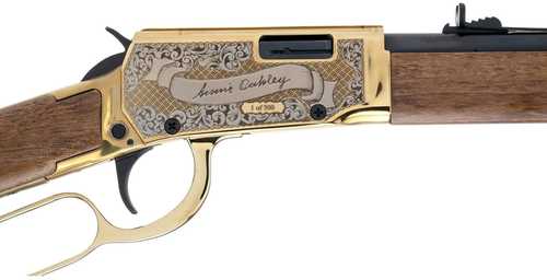 Rossi Rio Bravo Annie Oakley Engraved PVD Gold Rifle .22 LR 15Rd Capacity 18 Barrel Wood Stock