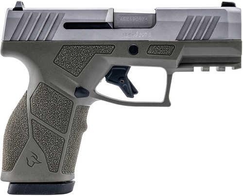 Taurus GX2 9mm Luger 13+1 3.37" Matte Stainless Steel Barrel, Matte Serrated Stainless Steel Slide, OD Green Polymer Frame w/Picatinny Rail, Polymer Grip