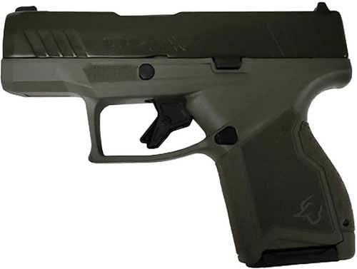 Taurus GX4 Micro-Compact Frame Pistol 9mm Luger 11+1 3.06" Black DLC Steel Barrel, Mil-Spec Green Cerakote Alloy Steel Serrated Slide, OD Green Stainless Steel Frame