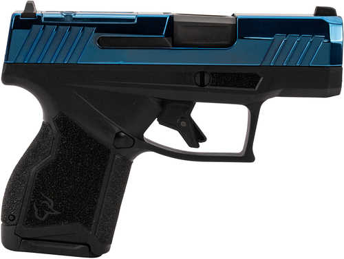 Taurus GX4 Micro-Compact Frame Pistol 9mm Luger 13+1 3.06" Satin Black DLC Stainless Steel Barrel, Blue PVD Serrated Alloy Steel Slide, Matte Black Stainless Steel Frame, Textured Grip