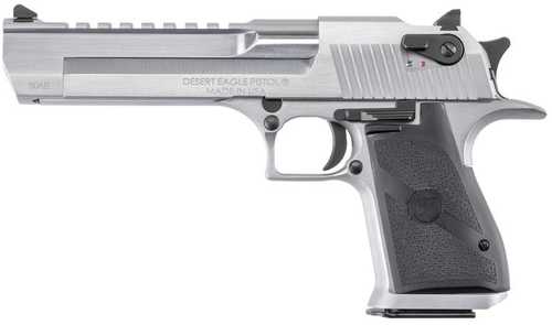 Magnum Research Desert Eagle MK19 Semi Auto Handgun .50AE 7 Shot 6" Barrel Steel Brushed Chrome Plastic Grips