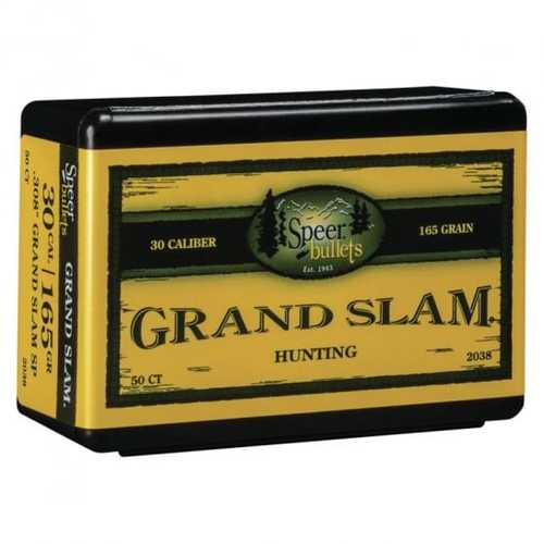 Speer 30 Caliber 165 Grains SP Grand Slam (Per 50) 2038