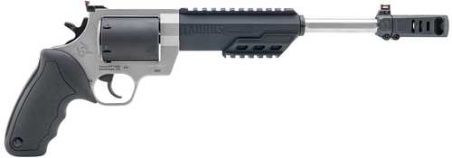 Taurus Raging Hunter Large 350 Legend 6 Shot 10.50" Matte Stainless Picatinny Rail Barrel w/Muzzle Brake, Matte Black Oxide Cylinder, Matte Stainless Steel Frame, Transfer Bar Safety, Exposed Hammer