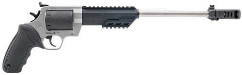 Taurus Raging Hunter Large 350 Legend 6 Shot 14" Matte Stainless Picatinny Rail Barrel w/Muzzle Brake, Matte Black Oxide Cylinder Matte Stainless Stainless Steel Frame Transfer Bar Safety Exposed Hammer