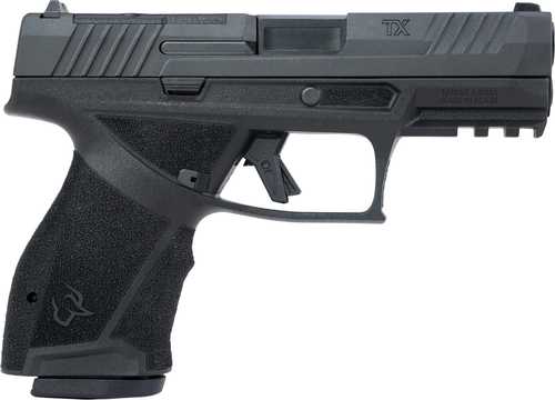 Taurus TX 9 Compact 9mm Luger 15+1 4" Black Barrel, Black Nitride Alloy Steel Optic Ready/Serrated Slide, Black Stainless Steel Frame w/Picatinny Rail, Interchangeable Backstrap Grip