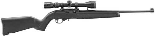 Ruger 10/22 w/Optic 22 LR 10+1 18.50" Satin Stainless Steel Barrel & Drilled & Tapped Receiver, Black Fixed w/M-LOK Polymer Stock, Viridian EON 3-9x40mm Scope