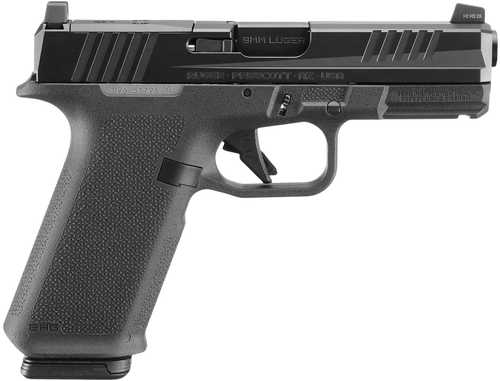 Ruger RXM 9mm Luger 17+1 4" Black FNC Nitride Alloy Steel Barrel & Optic Ready/Serrated Slide, Black Polymer Frame w/Accessory Rail, Textured Grip, RMR/RMSc/DeltaPoint Pro Footprint