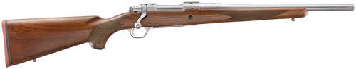 Ruger Hawkeye Hunter 6.5 Creedmoor 4+1 16.60" Satin Threaded Barrel, Satin Stainless Steel Receiver w/Integral Scope Mount, American Walnut Fixed Stock, Right Hand