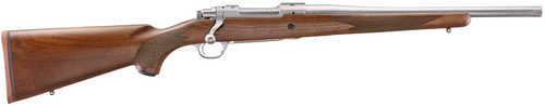 Ruger Hawkeye Hunter 243 Win 4+1 16.60" Satin Threaded Barrel, Satin Stainless Steel Receiver w/Integral Scope Mount, American Walnut Fixed Stock, Right Hand