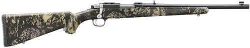 Ruger 77/44 44 Rem Mag 4+1 16.60" Blued Threaded Barrel, Blued Alloy Steel Receiver w/Integral Scope Mount, Kryptek Obskura Nox Camo Synthetic Stock