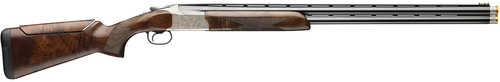 Browning Citori 825 Golden Clays Sporting 12 Gauge Break Open 3" 2rd 30" Blued Over/Under Vent Rib Barrel, Silver Nitride Engraving w/Gold Accents Steel Receiver, Adj Comb Grade V/VI Gloss Black Walnut Stock