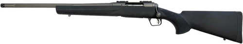 Savage Arms 110 Trophy Trail Hunter Lite 400 Legend 4+1 20" Tungsten Cerakote Fluted Threaded Barrel, Tungsten Cerakote Drilled & Tapped Carbon Steel Receiver, Hogue OverMolded Black Synthetic Stock, Left Hand