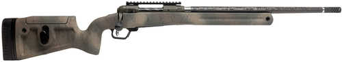 Savage Arms 110 Pro Pursuit 28 Nosler 3+1 20" Proof Research CF Threaded Barrel, Magpul OD Green Cerakote Picatinny Rail Stainless Steel Receiver, M-LOK Forend, Grayboe Phoenix 2 w/Adj Comb & LOP Earth Tone Camo w/Black Webbing Synthetic Stock