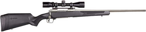 Savage Arms 110 Apex Storm XP Full Size 7mm-08 Rem 4+1 20" Matte Stainless Button-Rifled Barrel, Matte Stainless Steel Drilled & Tapped Receiver, Adj LOP Matte Black Synthetic Stock, Vortex Crossfire II 3-9x40mm, Right Hand