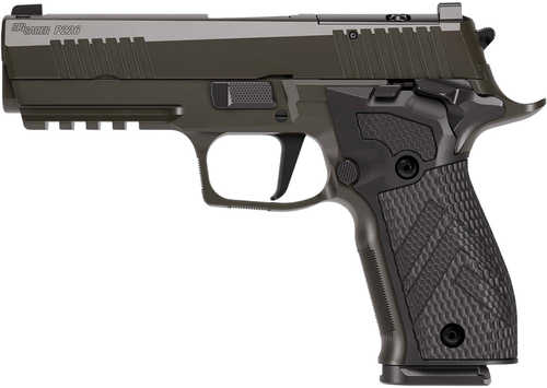 Sig Sauer P226X Legion Full Size Frame 9mm Luger 18+1 4.40" Black Match Grade Bull Barrel, Legion Gray Cerakote Stainless Steel Optic Ready/Serrated Slide, Legion Gray Cerakote Aluminum Frame w/Picatinny Rail, Hogue G10 Grip, SAO