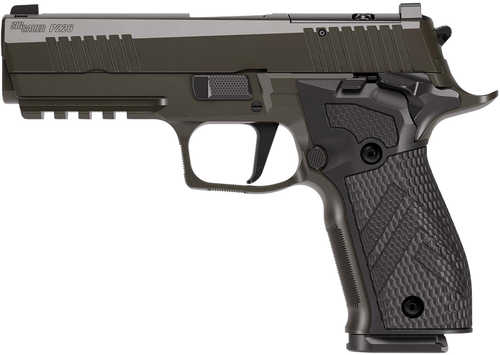 Sig Sauer P226X Legion Full Size Frame 9mm Luger 10+1 4.40" Black Match Grade Bull Barrel, Legion Gray Cerakote Stainless Steel Optic Ready/Serrated Slide, Legion Gray Cerakote Aluminum Frame w/Picatinny Rail, Hogue G10 Grip, SAO