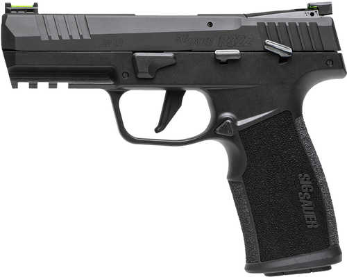 Sig Sauer P322 *CA Compliant Compact 22 LR 10+1 4" Black Barrel, Black Hard Coat Anodized Optic Ready/Serrated Slide, Black Polymer Frame w/Picatinny Rail, Black Polymer Grip, RMSc Footprint, Ambidextrous