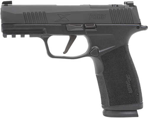 Sig Sauer P365X *MA Compliant Compact 9mm Luger 10+1 3.70" Black Carbon Steel Barrel, Black Nitron Stainless Steel Optic Ready/Serrated Slide & Frame w/Beavertail & Picatinny Rail, XMacro Polymer Grip, Shield RMSc Footprint