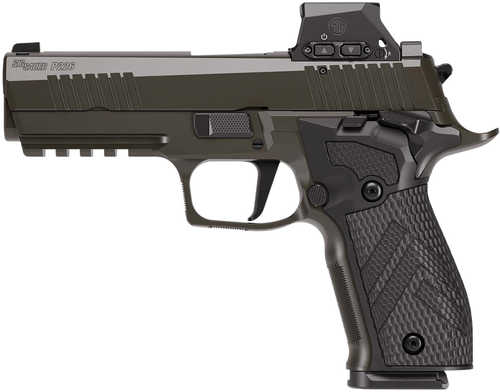 Sig Sauer P226X Legion w/Optic Full Size Frame 9mm Luger 18+1 4.40" Match Grade Bull Barrel, Legion Gray Cerakote Stainless Steel Optic Ready/Serrated Slide, Legion Gray Aluminum Frame w/Picatinny Rail, Hogue G10 Grip, SAO, Sig ROMEO-X