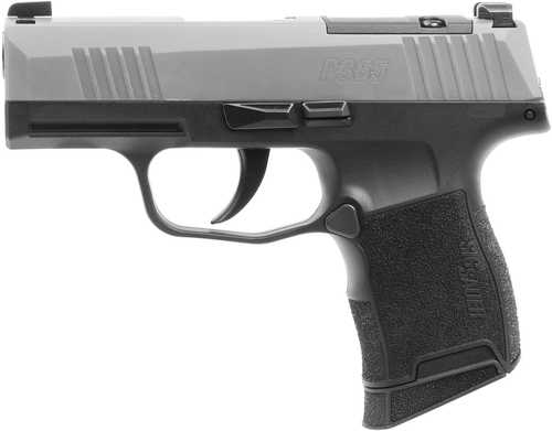Sig Sauer P365X Micro-Compact Frame 9mm Luger 10+1 3.10" Steel Barrel, Stainless Steel Optic Ready/Serrated Slide, Black Stainless Steel Frame w/Accessory Rail, Polymer Grip