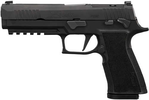 Sig Sauer P320 Xten Full Size Frame 10mm Auto 10+1 5" Black Bull Barrel, Black Nitron Stainless Steel Optic Ready/Serrated Slide, Black Stainless Steel Frame w/Beavertail & Picatinny Rail, Black X Polymer Grip, Sig PRO RX Footprint