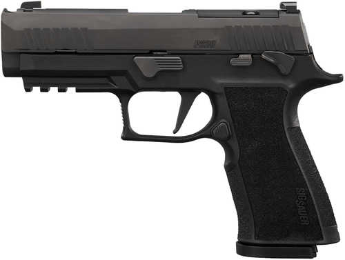 Sig Sauer P320 Xten COMP Carry Frame 10mm Auto 10+1 3.80" Black Bull Barrel, Black Nitron Stainless Steel Optic Ready/Serrated Slide, Black Stainless Steel Frame w/Beavertail & Picatinny Rail, Black Xseries Grip, Sig PRO RX Footprint