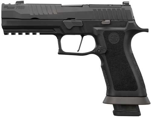 Sig Sauer P320 M.O.D. Full Size 9mm Luger 10+1 3.90" Black Barrel, Matte Black DLC Stainless Steel Optic Ready/Ported/Serrated Slide, Black Stainless Steel Frame w/Picatinny Rail, M.O.D. X Full Grip