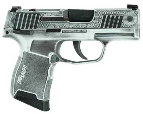 Sig Sauer Exclusive P365-380 "Sun Flower" Handgun 380 Auto 10Rd Magazine 3.1" Barrel Black Manual Safety