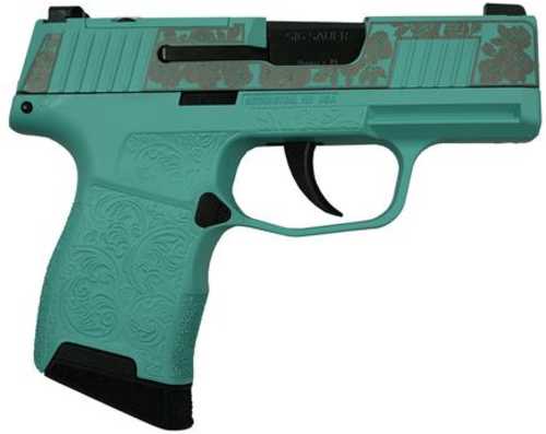 Sig Sauer "Gun & Roses-Tiffany" P365 Optic Ready Handgun 9mm Luger 10Rd Magazines(2) 3.1" Barrel X-Ray 3 Sights