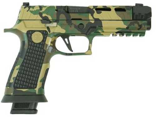 Sig Sauer P320 Spectre Comp Handgun 9mm Luger 21Rd Magazines (2) 4.6" Barrel Woodland Camo SC81