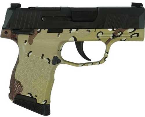 Sig Sauer P365 Custom "Chocolate Chip Hydro Dip Frame" Handgun 9mm Luger 10Rd Magazines 3.1" Barrel Black Slide