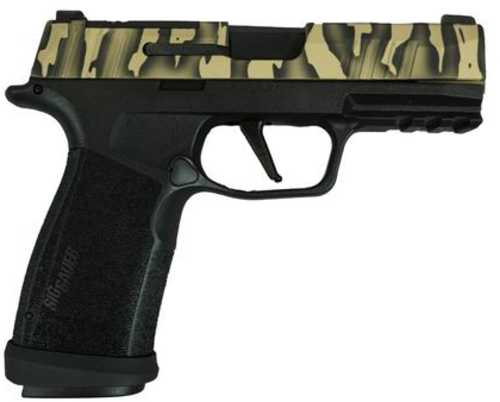 Sig Sauer P365 "Tiger Striped" XMACRO TACOPS Handgun 9mm Luger 17rd Magazines(4) 3.7" Barrel
