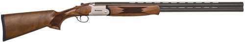Mossberg Silver Reserve 16 Gauge Break Open 2.75" 2rd 28" Matte Blued Over/Under Vent Rib Barrel, Satin Silver w/Engraved Logo Receiver, Fixed Satin Black Walnut Stock