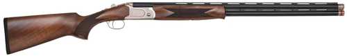 Mossberg Gold Reserve 16 Gauge Break Open 2.75" 2rd 28" Blue Polished Over/Under Vent Rib Barrel, Silver w/Engraved Scroll & Gold Inlay Receiver, Fixed Grade A Walnut Stock