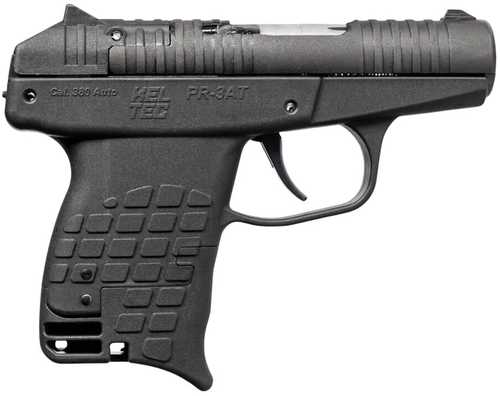 Kel-Tec PR-3AT Compact Frame 380 ACP 13+1 2.85" Black Rotating Barrel Shroud, Black Polymer Frame