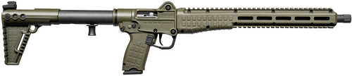 Kel-Tec SUB2000 Gen3 10mm Auto 15+1 16.15" Black Threaded Barrel, OD Green Picatinny Rail Receiver, M-LOK Handguard, Rotating Forend, 3 Position Adj OD Green Polymer Stock, Glock 20 Grip