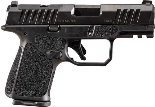Rost Martin RM1S *CA Compliant Sub-Compact 9mm Luger 10+1 3.60" Black Match Grade Barrel, Black Nitron Steel Optic Ready/Serrated Slide, Black Polymer Frame w/Picatinny Rail, Interchangeable Backstrap Grip, RMR Footprint Ambidextrous